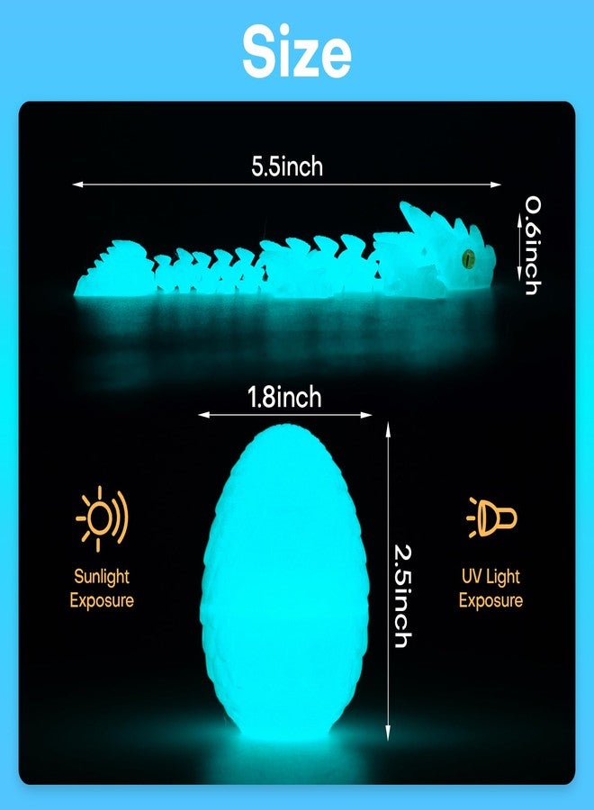 SYEFKJSA 12PCS 3D Printed Dragon Eggs with Dragon Inside, Mini Dragon Egg Set Articulated Crystal Fidget Toys for Home Office Desk Decor, Easter Basket Essentials Stuffers (Series A) - Image 3